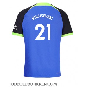 Tottenham Hotspur Dejan Kulusevski #21 Udebanetrøje 2022-23 Kortærmet